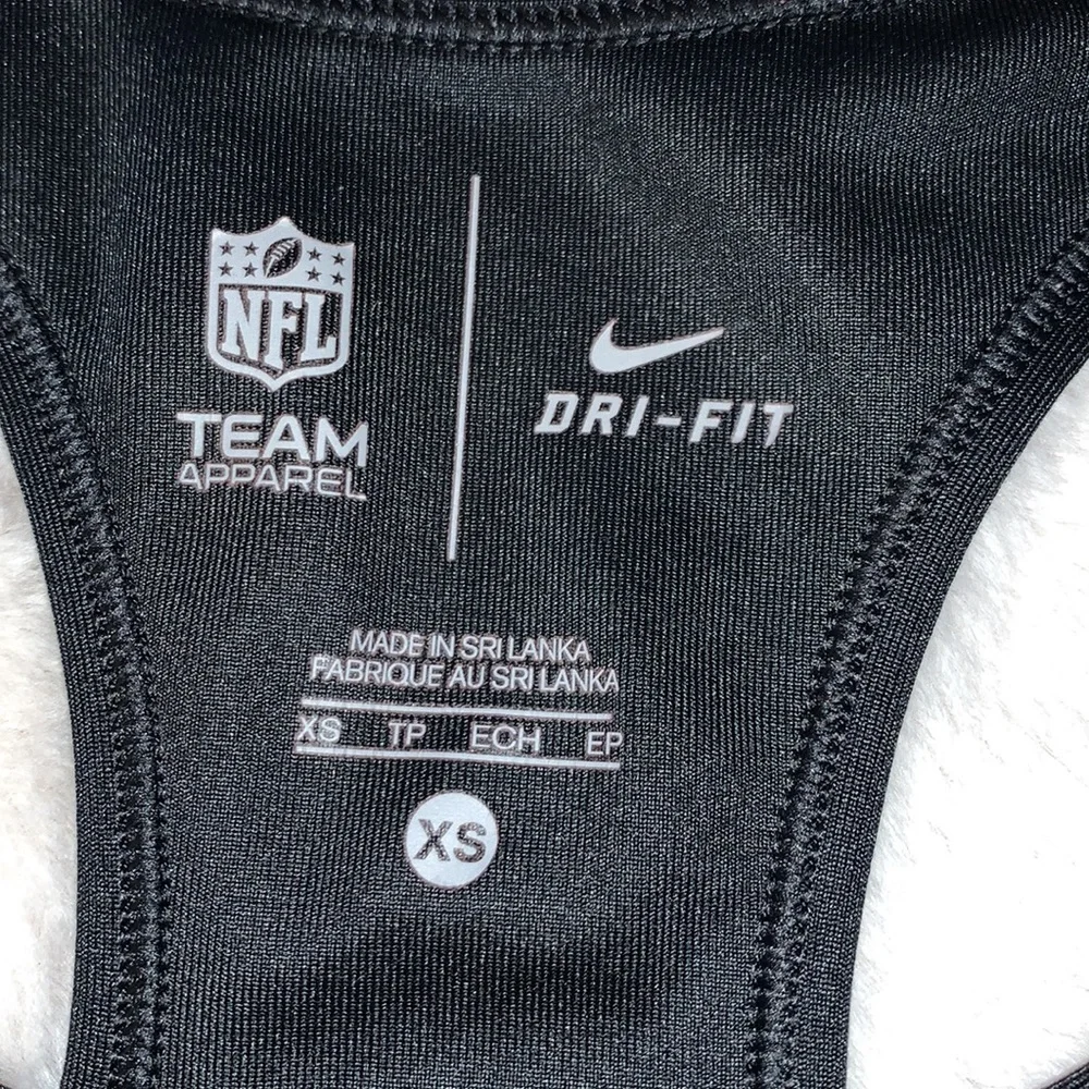 XS NFL dri-fit Steelers sports bra